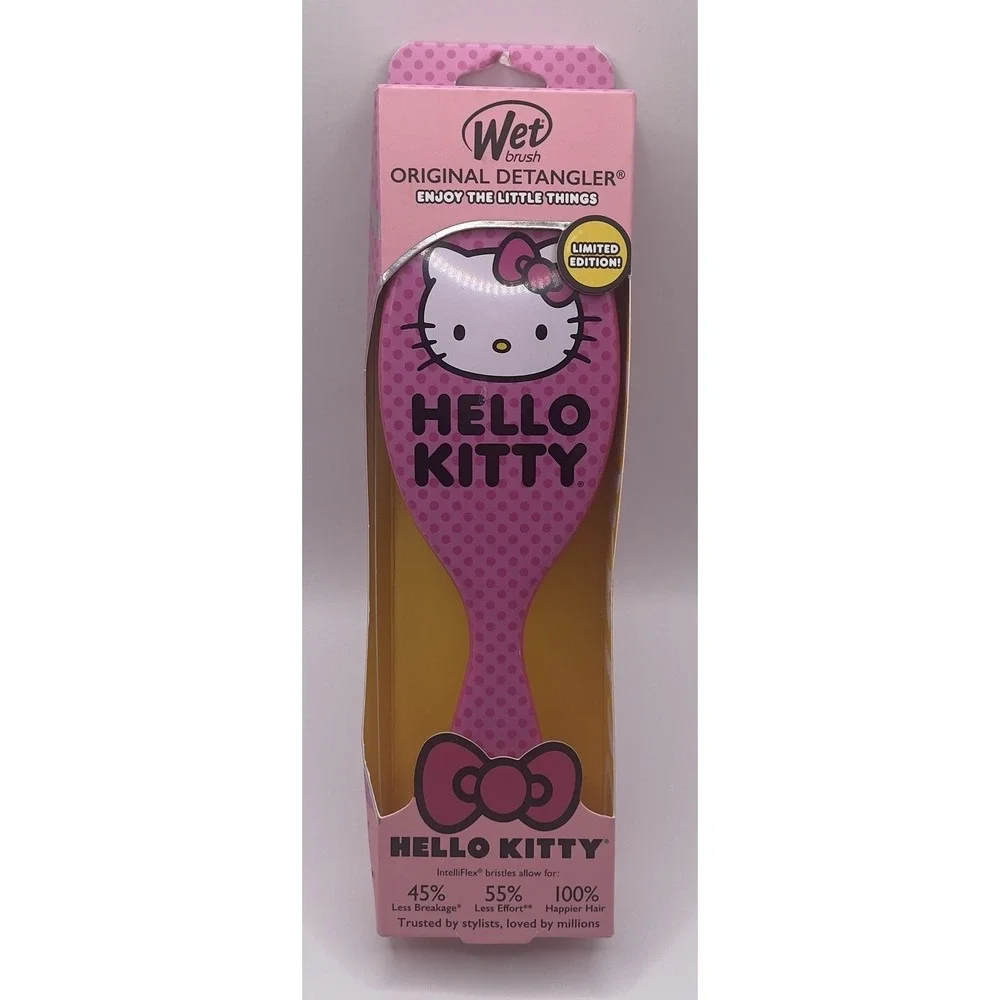 New! Hello Kitty‎ Detangler Wet Hair brush, Pink Limited Edition Gift Kids